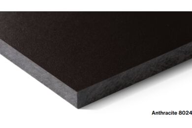 Swisspearl Gevelplaat Carat Natural ARSB ongekantrecht 8024 Anthracite 2-z 3070x1270x8mm