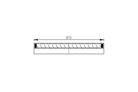 Powerdaylight diam. 53cm Cradle plat dak buitenzijde