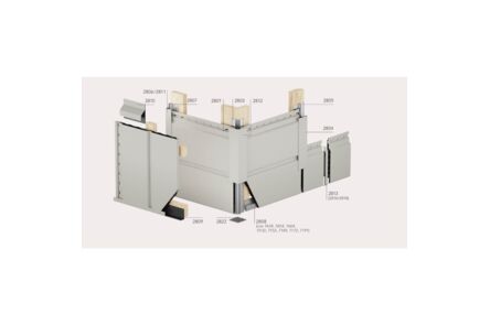 Keralit Sponningdeel 167 2815 Taupe Eiken Houtstructuur