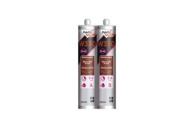 Polyfilla Pro Houtreparatieplamuur Houtreparatiepasta W330 2 Componenten Wit koker 2x300ml