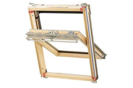 Keylite Tuimelvenster TCP 07B T blank HR++ glas 940x980mm