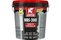 Griffon HBS-200 rubber tix emmer zwart 5ltr