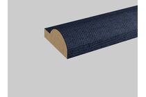 Isiwall Beginprofiel Rondo Textiel Blauw 2600x42x19mm Isiwall Beginprofiel Rondo Textiel Blauw 2600x42x19mm