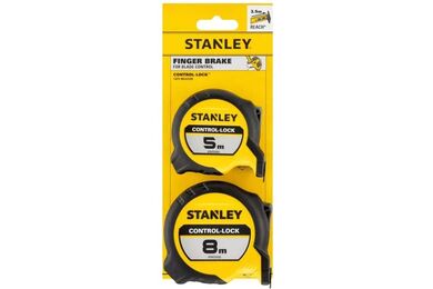 stanley rolbandmaat control-lock stht37261-0 25mm 5m+8m in blister