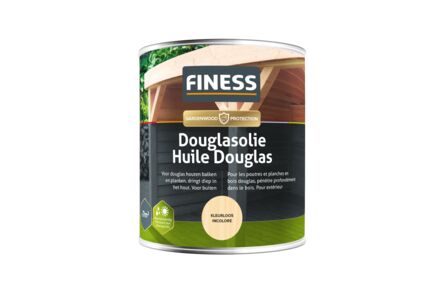 finess douglas olie transparant kleurloos 750ml