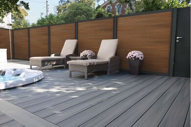 BOSTON Premium Schuttingplank Teak (21x150) FSC 21x160x1780mm