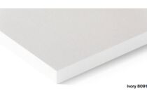 Swisspearl Gevelplaat Carat Natural ARSB ongekantrecht 8091 Ivory 2-z 3070x1270x8mm