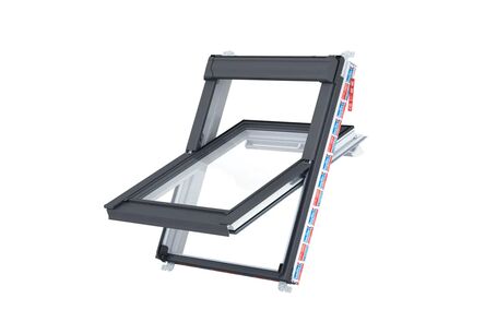 Keylite Polar Tuimelvenster PCP 04 T Helder wit Gehard HR++ glas 780x980mm