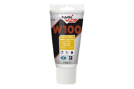 Polyfilla Pro Plamuur W100 1 Component Wit tube 250gr