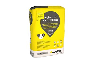 webercol xxl delight tegellijm zak 12,5kg grijs