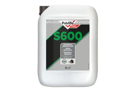 Polyfilla Pro S600 Verfreiniger Reinigingsmiddel Blauw can 5ltr