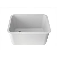 Krion Solid Surface Spoelbak L801 E Snow White 550x400x320mm Krion Solid Surface Spoelbak L801 E Snow White 550x400x320mm