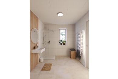 Agnes plafondpaneel 02TF wit stuc vochtwerend 620x1220x12mm