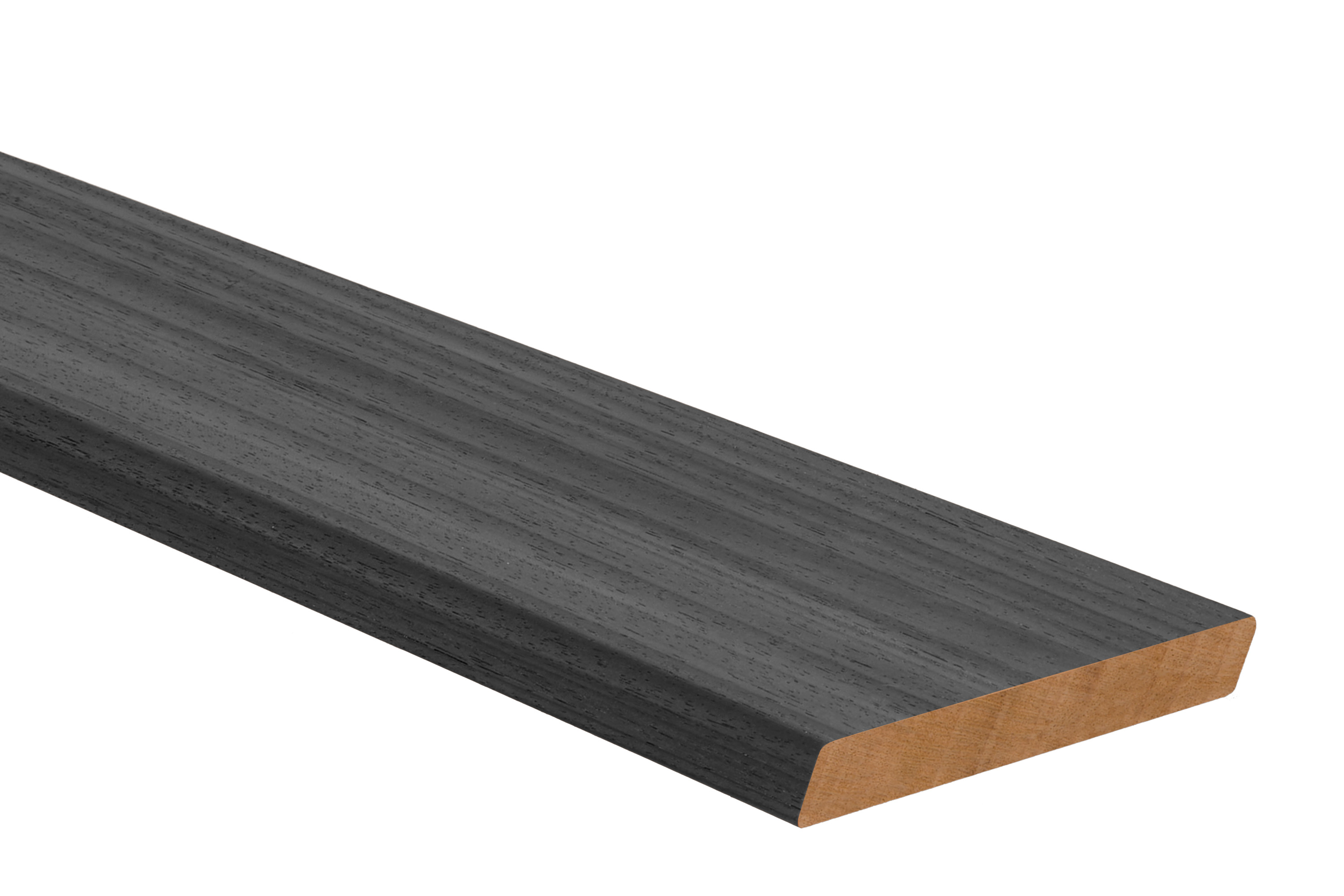Obèche Noir rhombus geschaafd zwart gegrond FSC 100% 25x150x1000mm