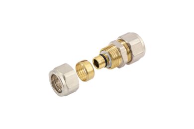 Bonfix verloopkoppeling recht alu-knel 20x16mm