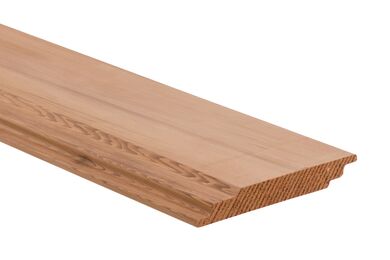 Dubbel Halfhouts Rabat Western Red Cedar Hout Geprofileerd en Geschaafd PEFC 22x150x4000mm