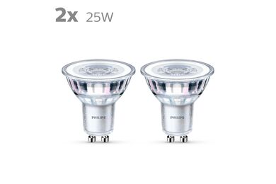 Philips LED-Spot Warm Wit GU10 2,7W/25W 2st