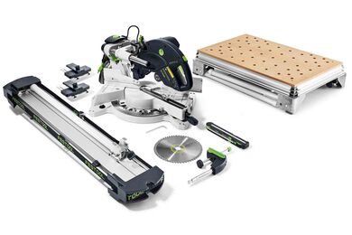 Festool afkortzaag kapex KS 120 REB-Set-MFT 230v 260mm