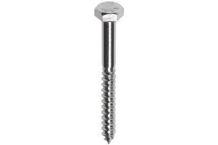 Fis profi houtdraadbout 6x60mm RVS a2