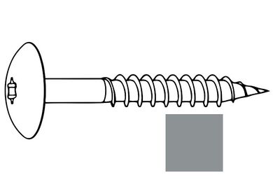 RVS snelmontageschroef t20 voor Rockpanel RAL 7045 telegrijs 1 4,5x35mm