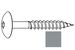 RVS snelmontageschroef t20 voor Rockpanel RAL 7045 telegrijs 1 4,5x35mm