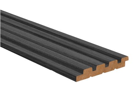 obeche noir lines g4 geschaafd zwart gegrond FSC 100% 32x200x1000mm