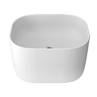 Krion Solid Surface Spoelbak B814 E Snow White 680x380x130mm Krion Solid Surface Spoelbak B814 E Snow White 680x380x130mm