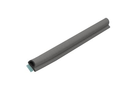 ELLEN Tochtband P-profiel Zwart Kunststof schuim 10x5mm rol 7500mm