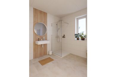 Agnes plafondpaneel 12TF linnen wit vochtwerend 620x1220x12mm