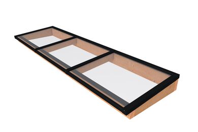 Douglas Lichtstraat Zwart Gecoat 3700x1000