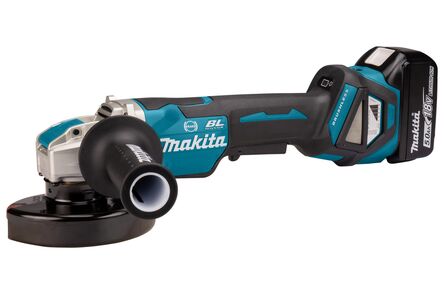 Makita accu haakse slijper lxt 18 v DGA519RTJ 18v inclusief Mbox 125mm