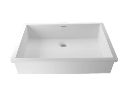 Krion Solid Surface spoelbak basic snow white b820 50x35 1100 e incl.wo