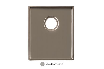 Krion Solid Surface spoelbak bodem linking satin (rvs) sc809 34x40