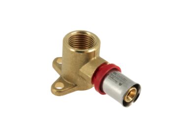 Bonfix alu-pers muurplaat hoog 35mm kiwa/komo (binnendr x alu-pers) 1/2x16mm