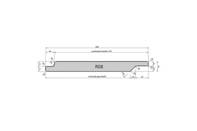 Halfhouts Rabat Meranti B Hardhout Gegrond FSC 22x150x4000mm - Wit