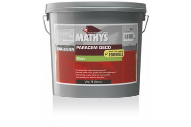 MATHYS Paracem Deco Matt Latex Basis Mat Pastel 4ltr