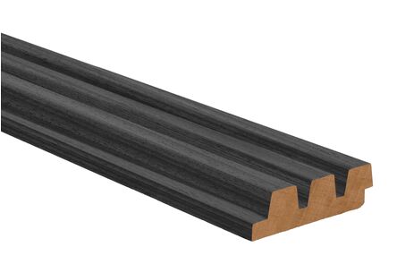 obeche noir lines h3 geschaafd zwart gegrond FSC 100% 44x150x1000mm