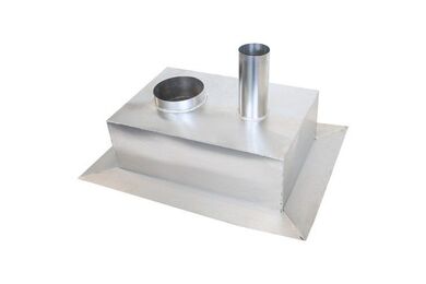 SOLATUBE Aluminium Prefab Dakdoorvoer incl. Ventilatie Opstand - 25cm