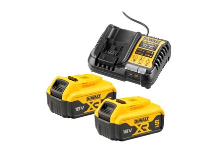 DeWALT dewalt voordeelset DCB1104P2-QW met 1x xr multilader 18v