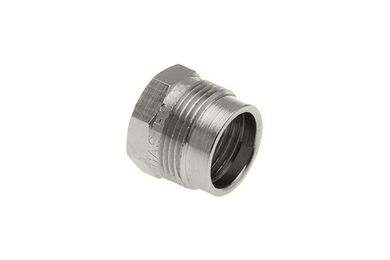 BONFIX Aansluitstuk Chroom Recht Model Gastec (Bi x M24) 3/8xM24