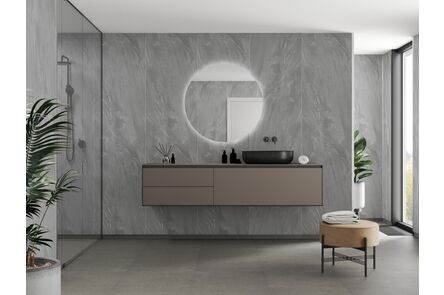 Fibo Wandpaneel 4009 M10 EXM Grey Stone 70%PEFC 2400x620x10mm