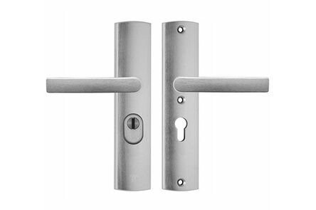 circulatie Ver weg doolhof axa deurbeslag kruk/kruk 55mm + kerntrekbeveiliging skg3 | PontMeyer