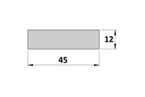 Vuren Geschaafd Rechte Hoek PEFC 12x45x2700mm