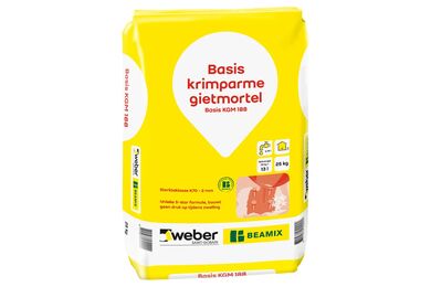WEBER BEAMIX Basis Krimparme Gietmortel 188 Zak 25kg