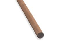 Ronde houten stok 40cm met 2 kl.metalen ogen - Tiny's Hobby