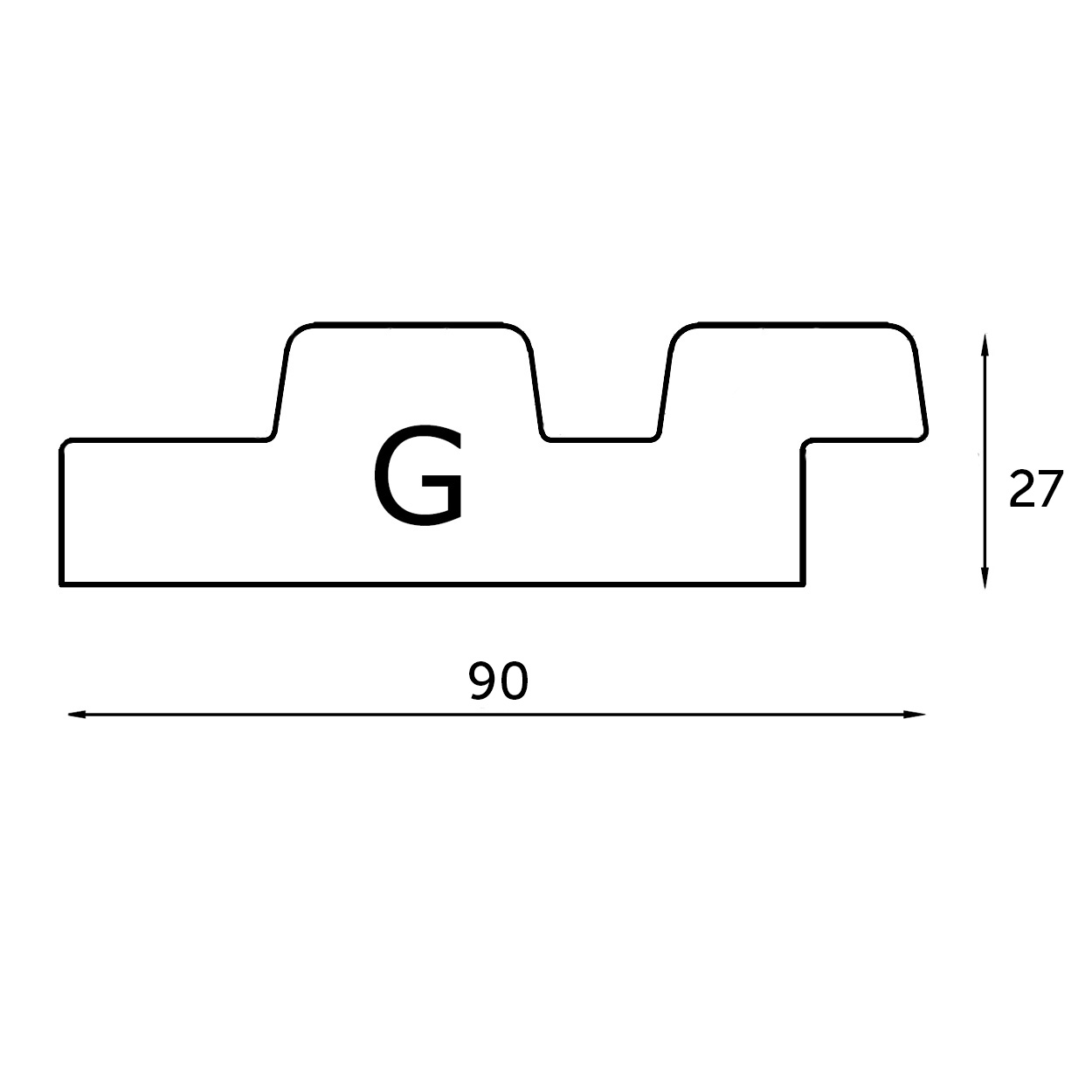 Obèche Noir lines g2 geschaafd grijds gegrond FSC 100% 32x100x1000mm