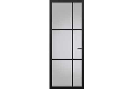 Svedex Glasdeur Superlak NDB906 Rookglas Diep zwart Stomp Loopslot 780x2015mm
