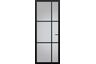 Svedex Glasdeur Superlak NDB906 Rookglas Diep zwart Stomp Loopslot 780x2015mm