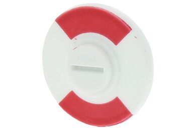 WC-Plaatje Rood-Wit 8mm
