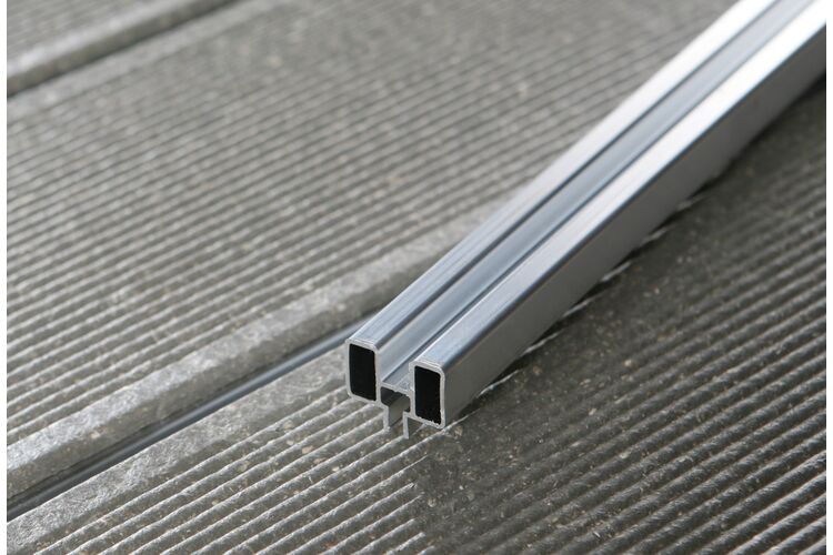 Haas Wanneer Bouwen UPM Aluminium Montageprofiel ProFi Deck 150 22x22x4000mm | Jongeneel